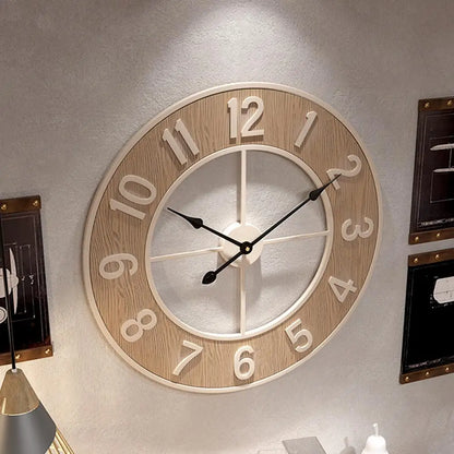 Horloge Murale Bois