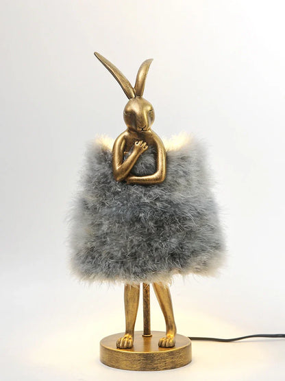 Lampe de Chevet Plume en Forme de Lapin
