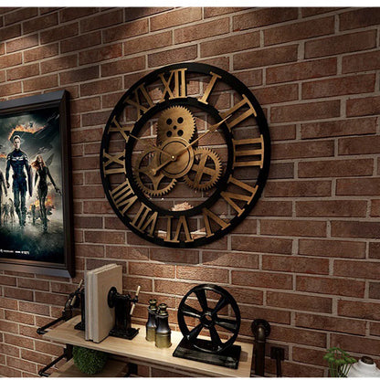 Horloge Murale Industrielle