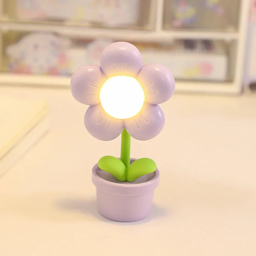 Lampe de Chevet Fleurs LED Mini