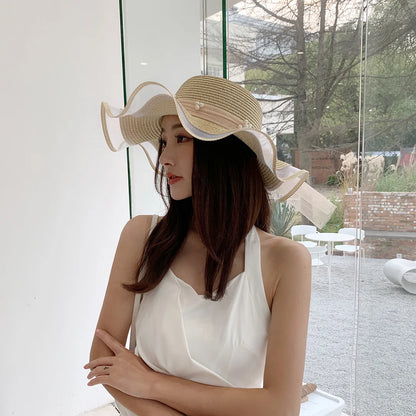 Chapeau de Paille Femme à vague - La Maison du Chapeau
