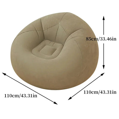 Coussin pouf extérieur imperméable gonflable