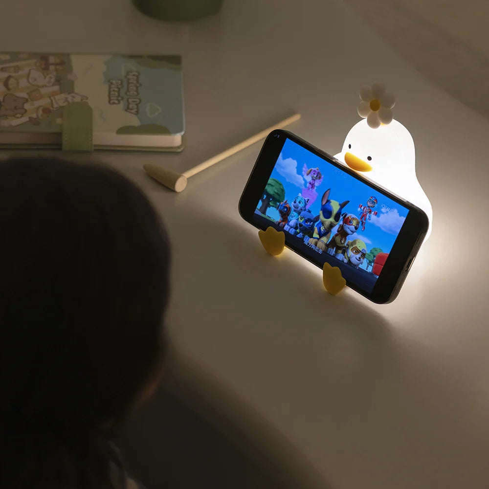 Lampe de Chevet Canard Mignon Rechargeable