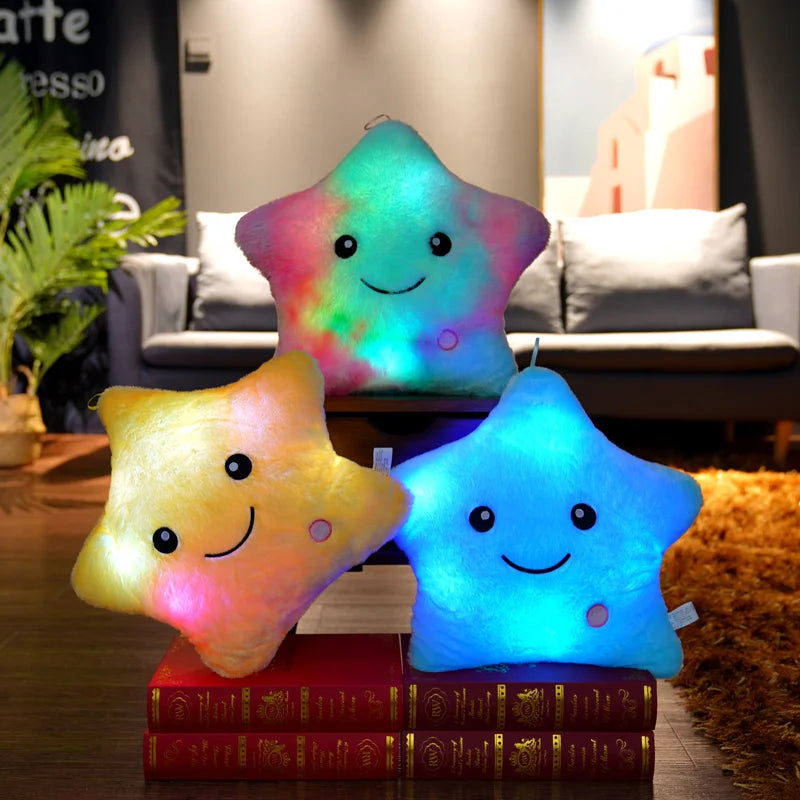 Coussin étoile lumineux