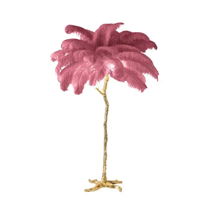 Lampe de Chevet à Plume sur Pied