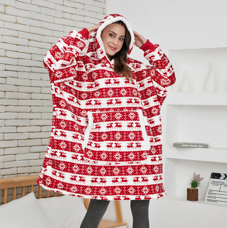 Sweat Plaid Femme Cert de Noel
