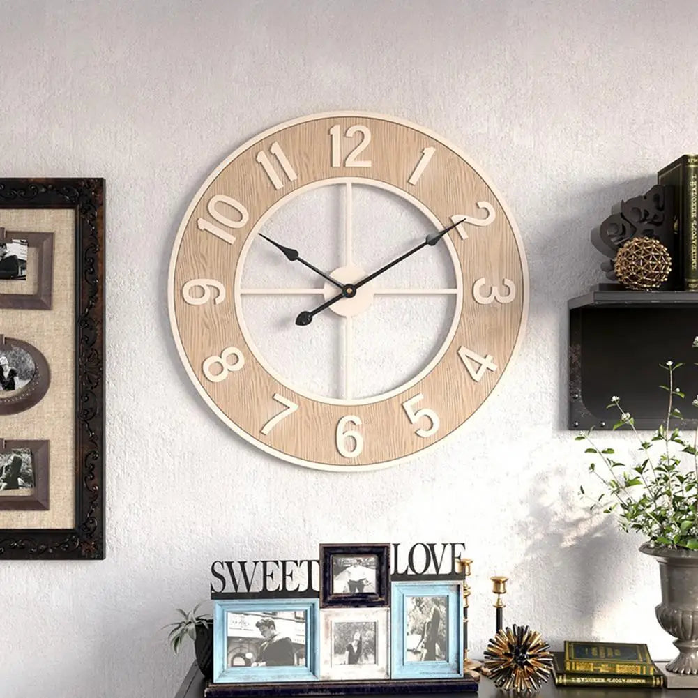 Horloge Murale Bois