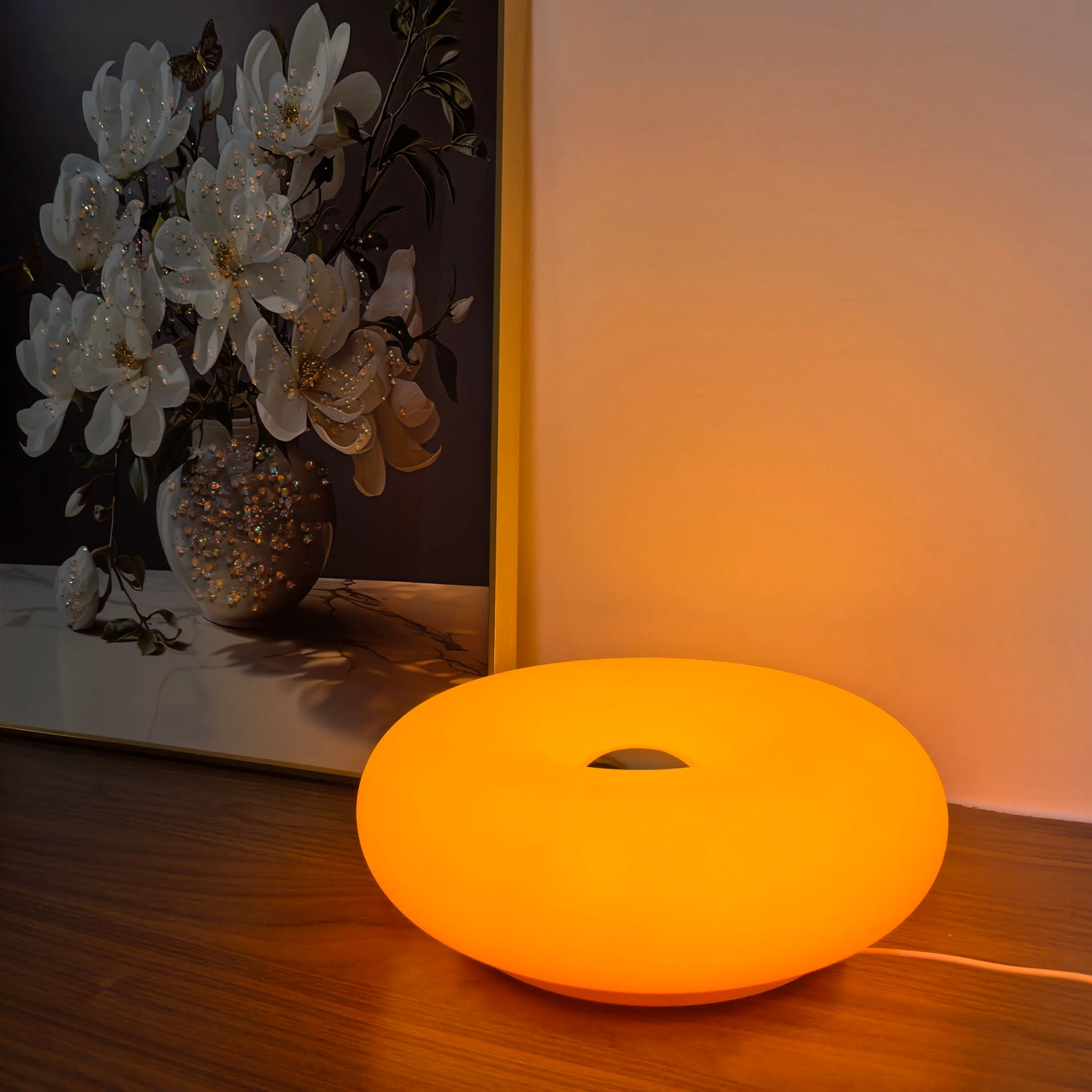 Lampe De Bureau Orange Style Bauhaus Avec Prise USB