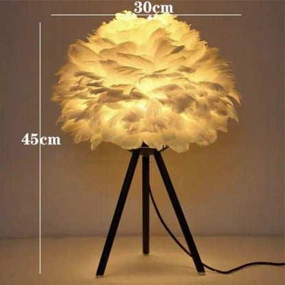 Lampe de chevet Plumes Douce