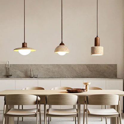 Lampe de Chevet Suspendue en Pierre Moderne