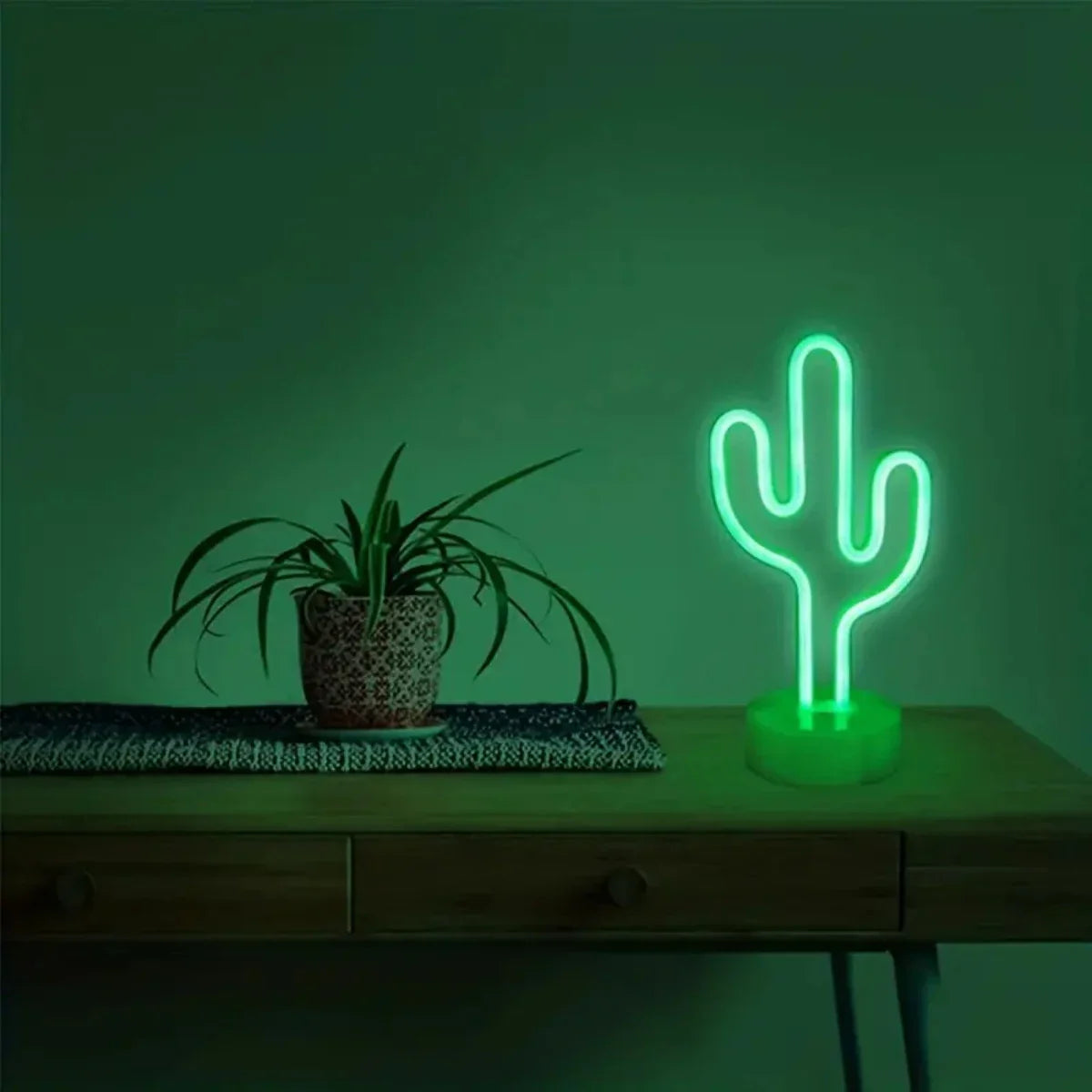 Lampe de Chevet Cactus Néon