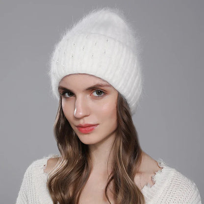 Bonnet Femme Douceur Perlée - Lunaria