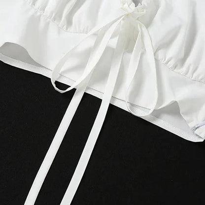 Crop top femme habillé