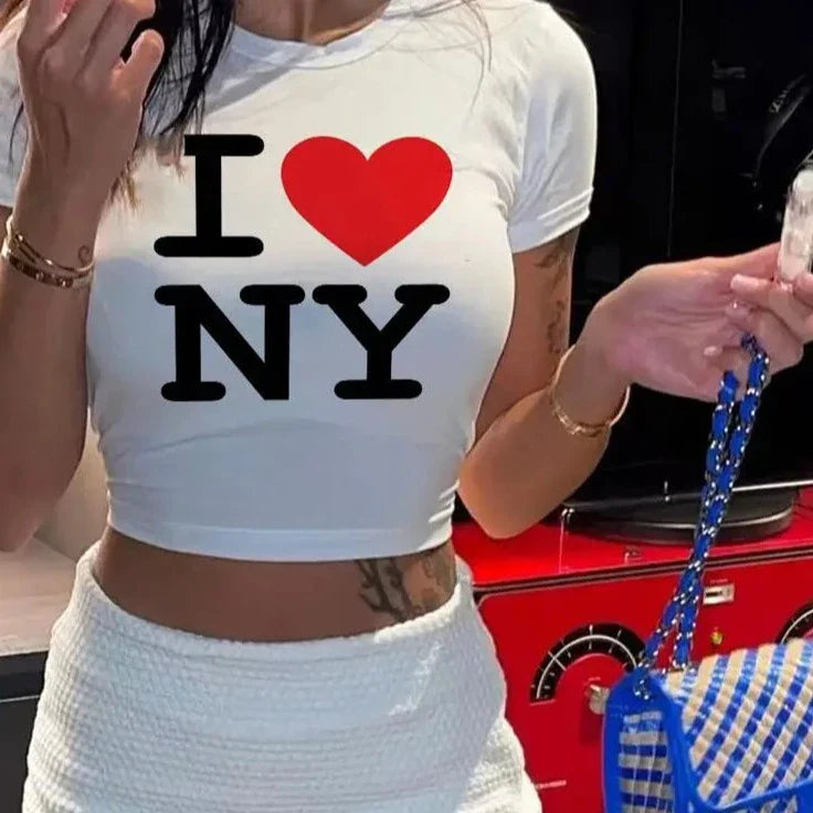 I love NY crop top