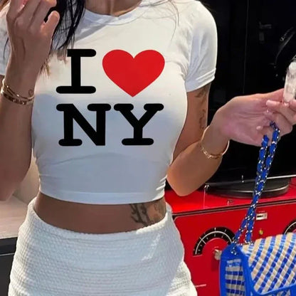 I love NY crop top