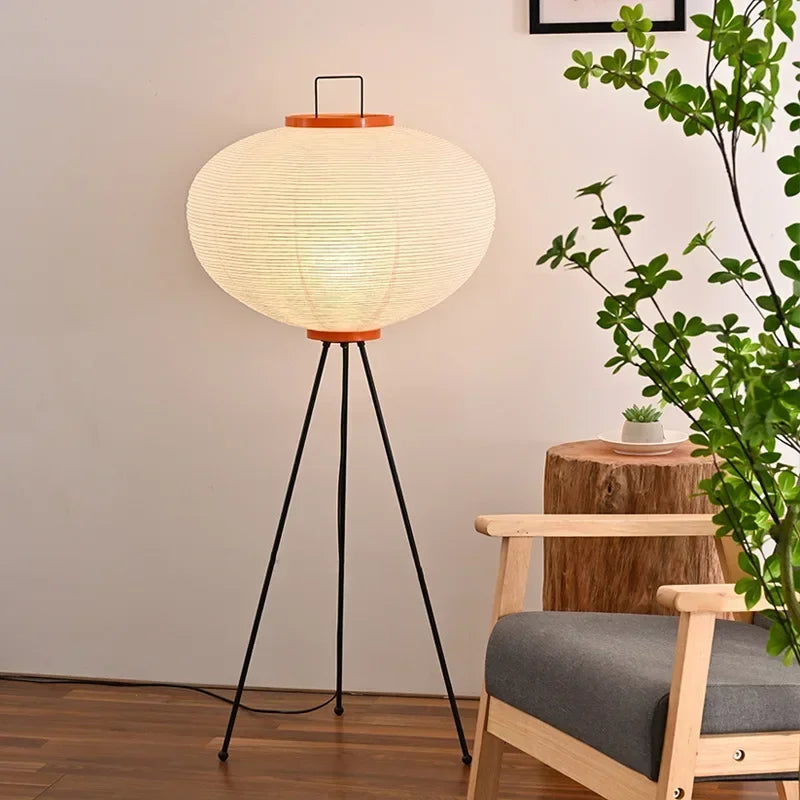 Lampe de Chevet Japonaise en Papier de Riz Akari