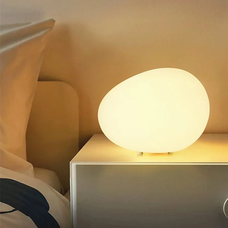 Lampe de Chevet Design Blanc