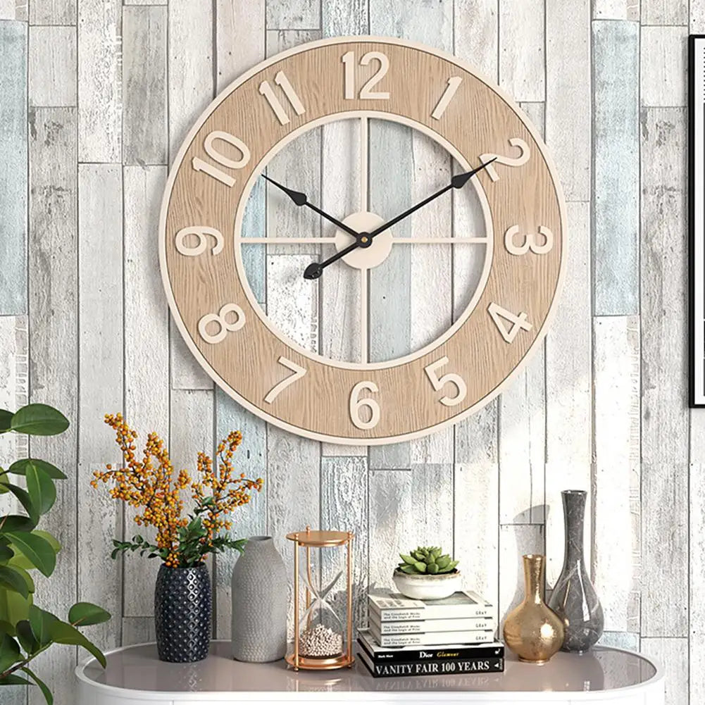 Horloge Murale Bois