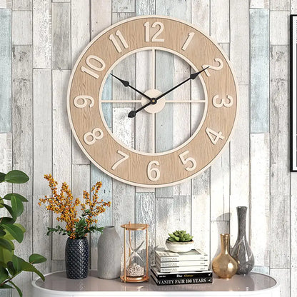 Horloge Murale Bois