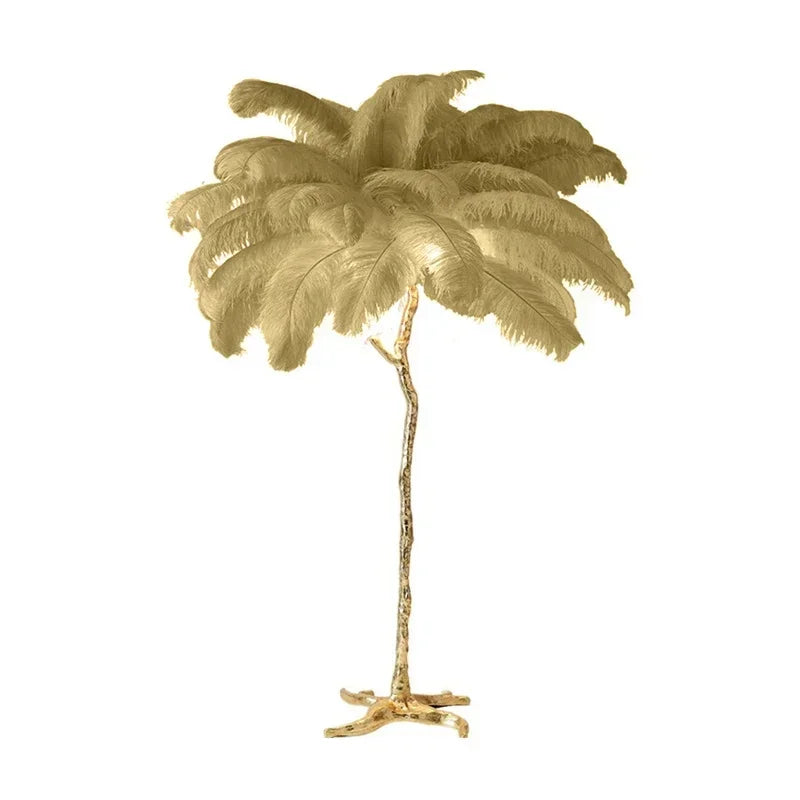 Lampe de Chevet à Plume sur Pied