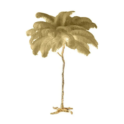 Lampe de Chevet à Plume sur Pied