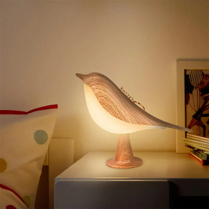 Lampe de Chevet Tactile en Forme d’Oiseau