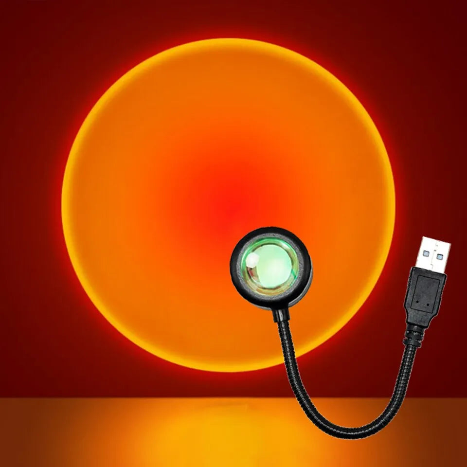 Lampe de chevet LED USB Projecteur arc en ciel