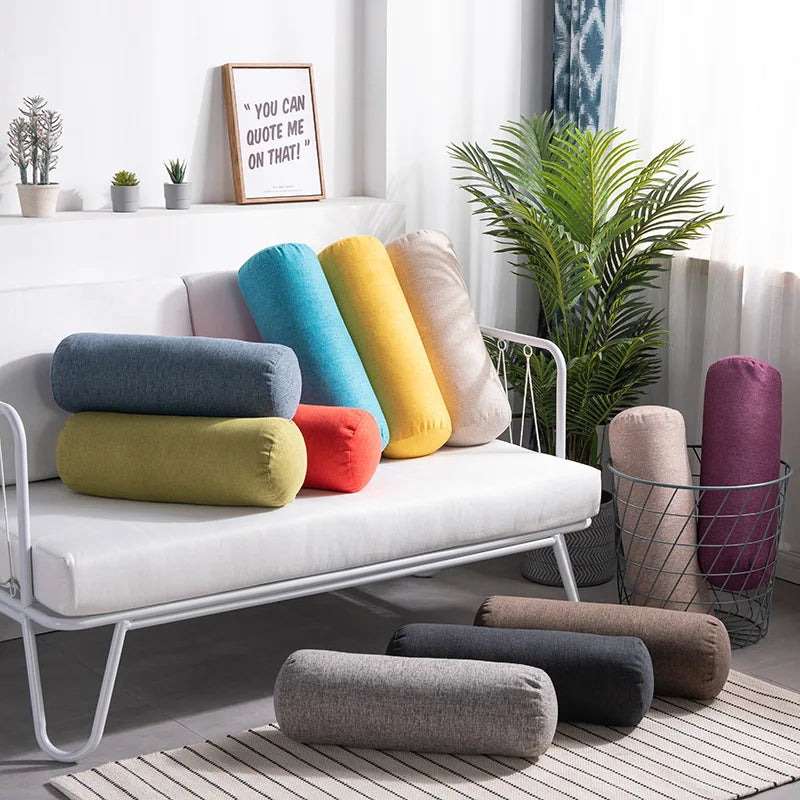 Coussin long et rond