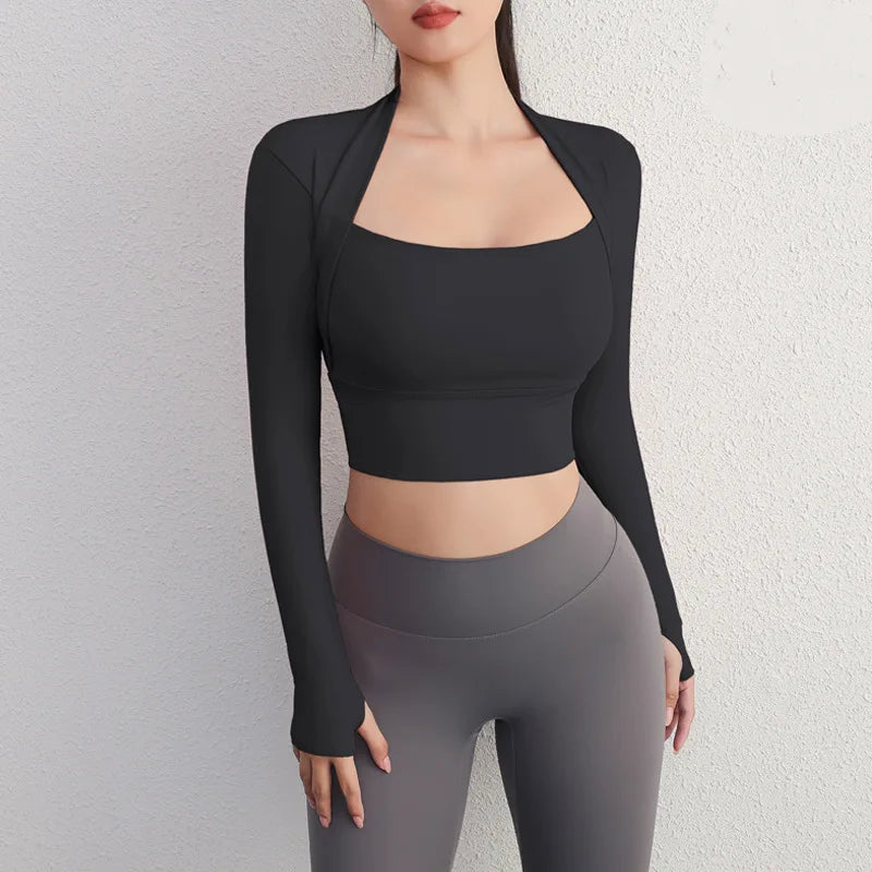 Yoga crop tops