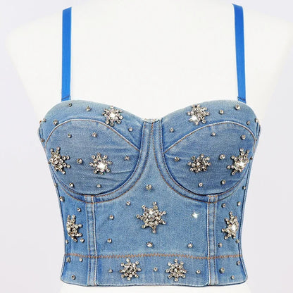 Crop tops luxe femme