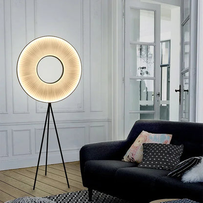 Lampe De Chevet En Tissu Design Rond