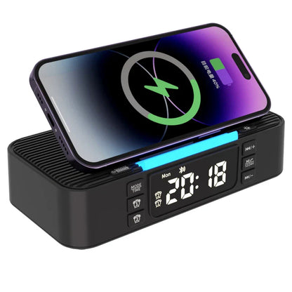 Réveil enceinte chargeur induction