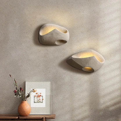 Lampe Murale Édda – Applique en Résine Art-Déco avec Éclairage LED