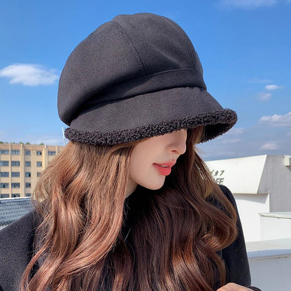 Béret d'Hiver Femme Molletonné