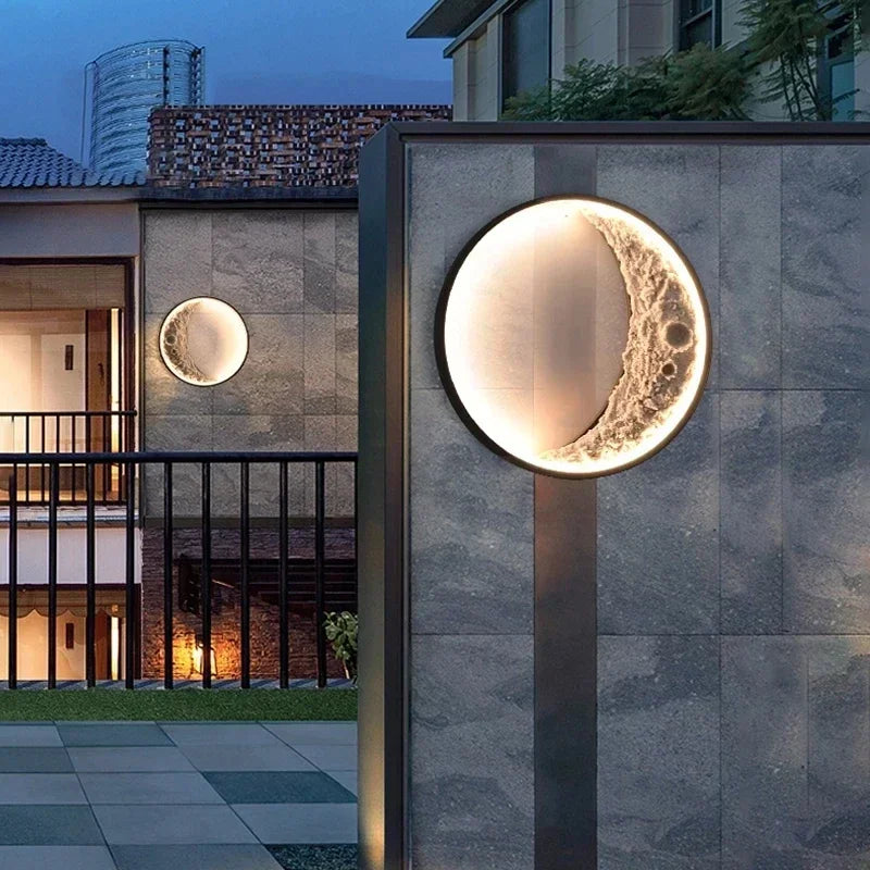 Lampe de chevet Murale Lune LED Moderne