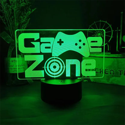 Lampe de chevet 3D Tactile Gamer