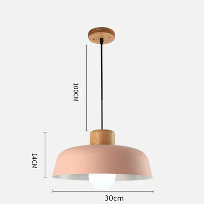 Lampe de Chevet Lustre Suspendue Nordique Coloré