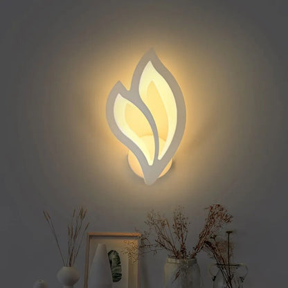 Lampe de chevet Murale Luxe Feuilles