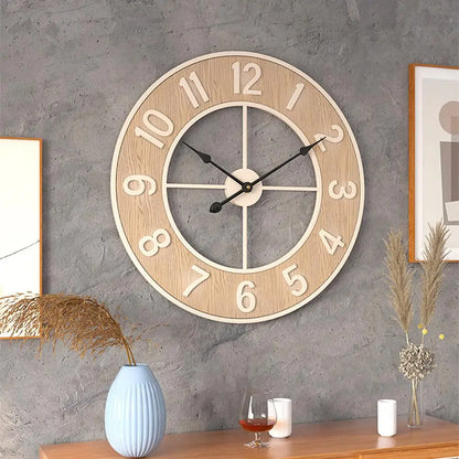 Horloge Murale Bois