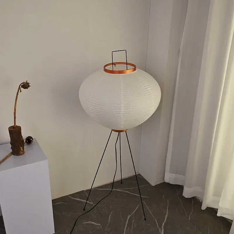Lampe de Chevet Japonaise en Papier de Riz Akari