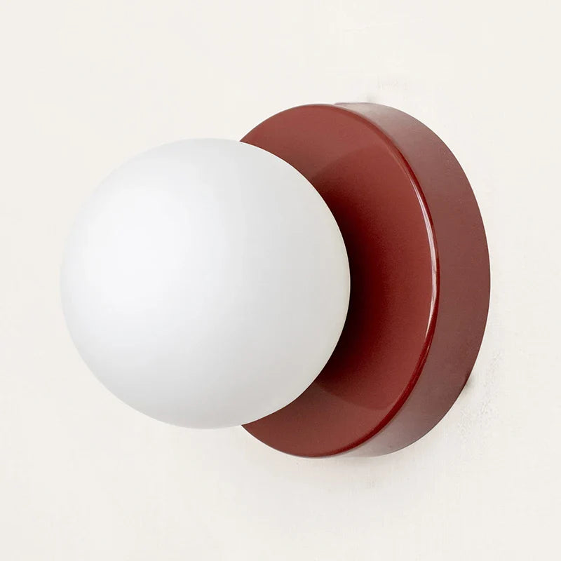 Lampe de chevet Murale Boule Vintage Coloré