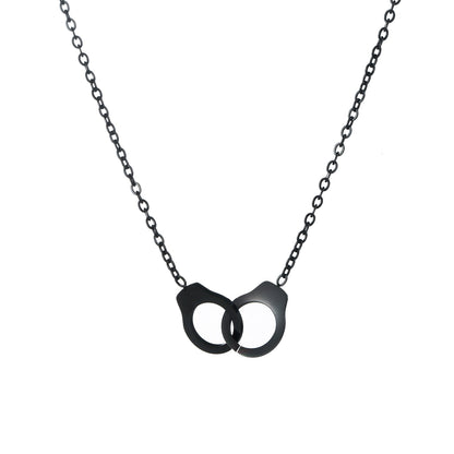 Collier Menotté Ras de Cou Acier Inoxydable