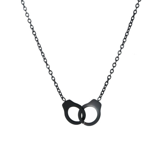 Collier Menotté Ras de Cou Acier Inoxydable