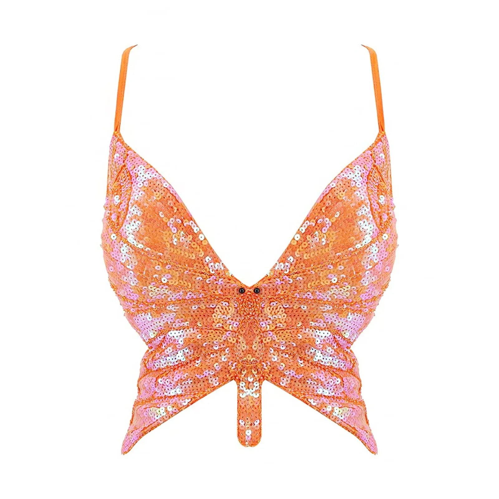 Women crop top papillon
