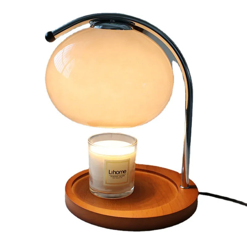 Lampe de chevet en Verre Rétro pour bougie