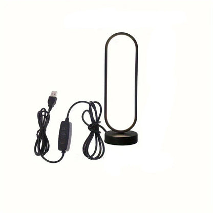 Lampe de Chevet Ovale LED Tricolore Moderne