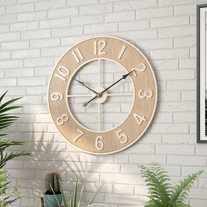 Horloge Murale Bois