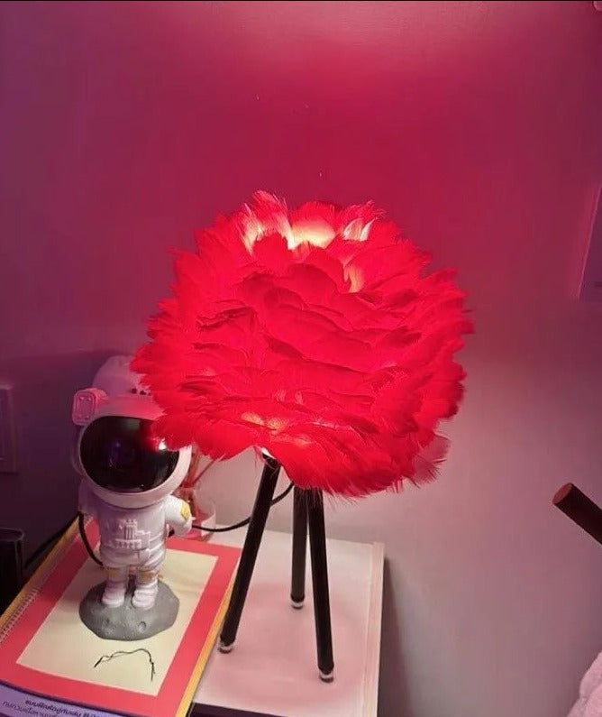 Lampe de chevet Plumes Douce