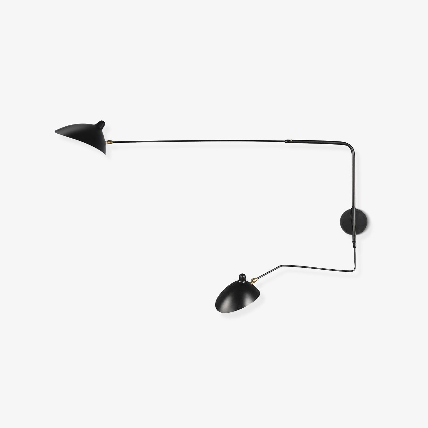 Applique Murale à Bras Unique Mouille-Inspirée – Design Moderne et Flexible