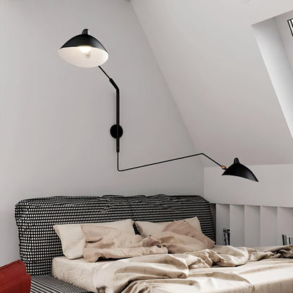 Applique Murale à Bras Unique Mouille-Inspirée – Design Moderne et Flexible